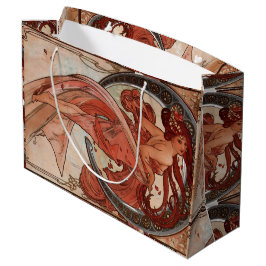Tanz-Geschenk-Tasche Alphonse Mucha Große Geschenktüte
