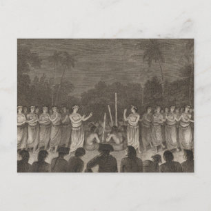 Tanz, Hapaee, Tonga Postkarte