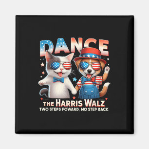 Tanz Harris Wheimer Funny Cat Ladys Kamala H Magnet