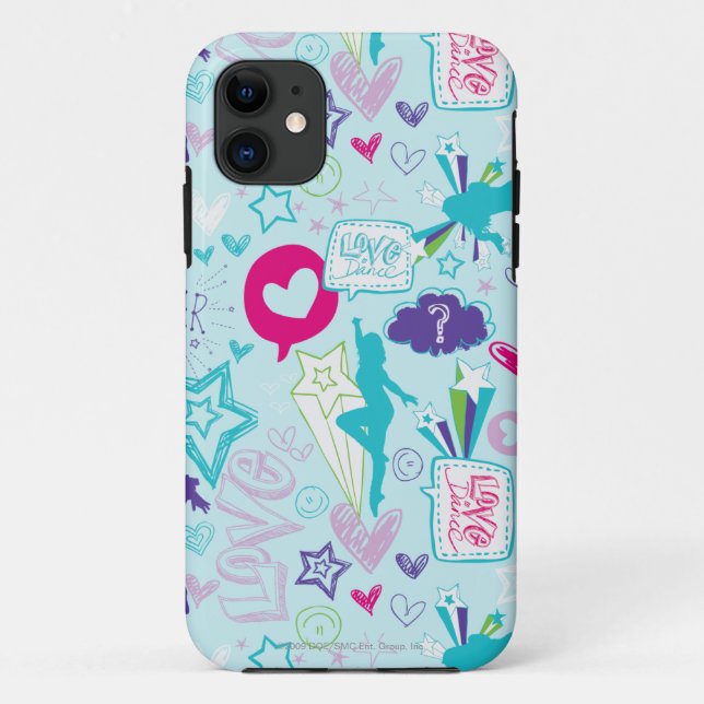 Tanz-Hochschulmuster Case-Mate iPhone Hülle (Rückseite)