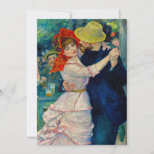 Tanz im Bougival Pierre Renoir Einladung