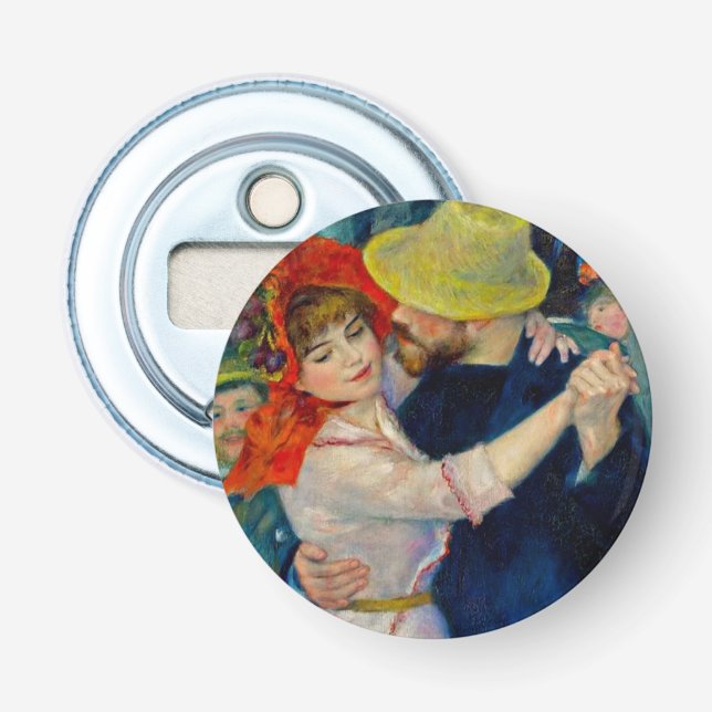 Tanz im Bougival Pierre Renoir Flaschenöffner (Vorderseite)