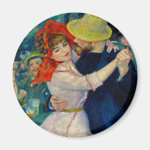 Tanz im Bougival Pierre Renoir Magnet