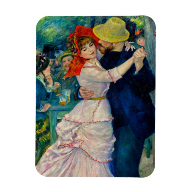 Tanz im Bougival Pierre Renoir Magnet (Vertikal)