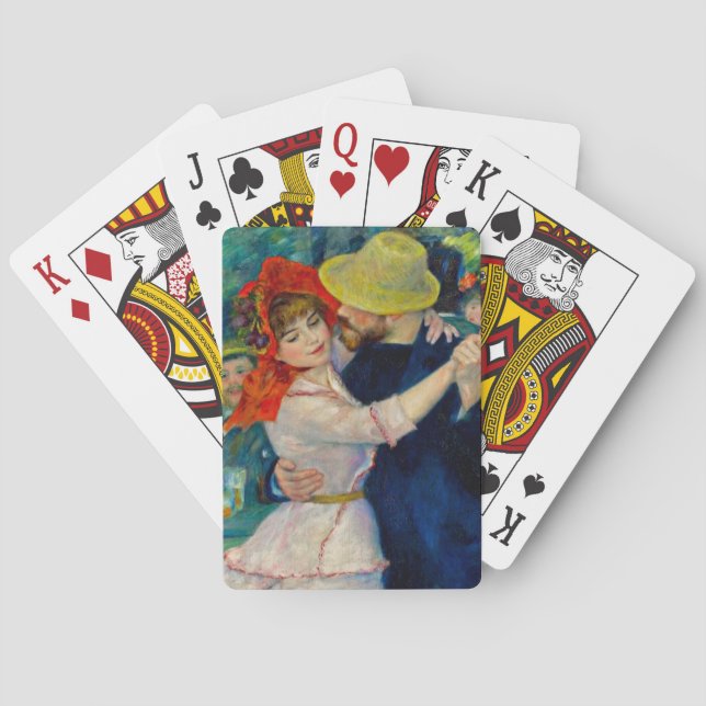 Tanz im Bougival Pierre Renoir Spielkarten (Rückseite)