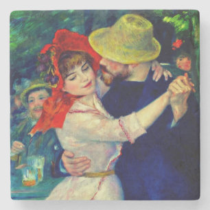 Tanz im Bougival Pierre Renoir Steinuntersetzer