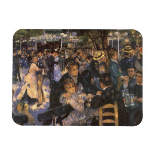 Tanz im Le Moulin de la Galette von Pierre Renoir Magnet