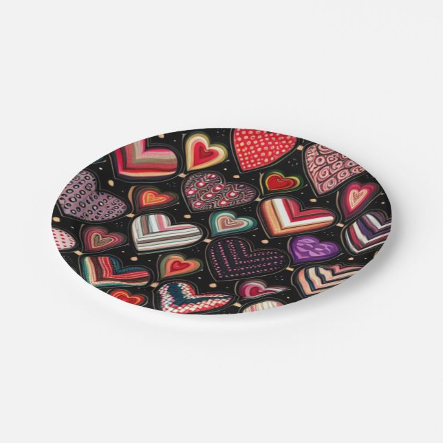 Tanz im Namen der Liebe Pappteller (Schrägansicht)