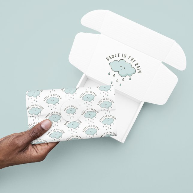 Tanz im Regengeflechtpapier Seidenpapier (Encourage dancing in the rain with this cute tissue paper! )