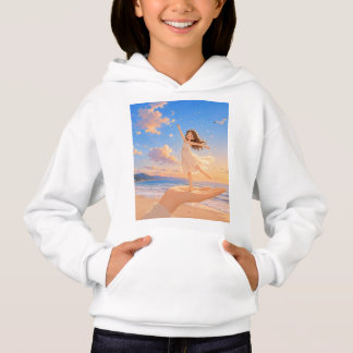 Tanz im Sonnenschein | Traumhafte Strandperspektiv Hoodie