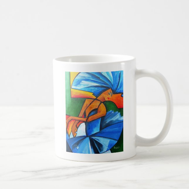 Tanz in Blau 2008 Kaffeetasse (Rechts)