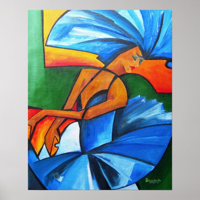 Tanz in Blau 2008 Poster (Vorne)