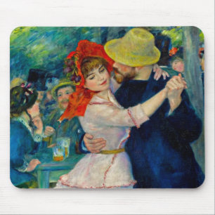 Tanz in Bougival Pierre Renoir Mousepad