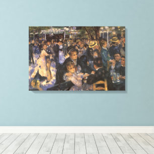 Tanz in der Mühle von Le Galette von Pierre Renoir Leinwanddruck