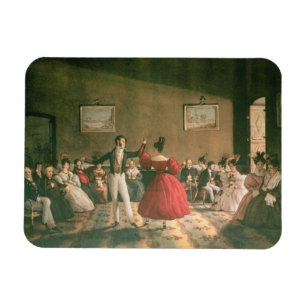 Tanz in einem Salon in Buenos Aires, c.1831 (w/c p Magnet