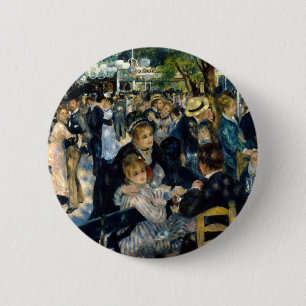 Tanz in Le Moulin de la Galette von Renoir Button