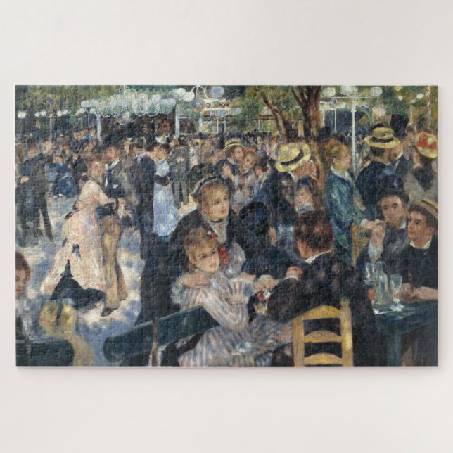 Tanz in Le Moulin Galette - Renoir Malerei (Horizontal)