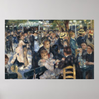 Tanz in Le Moulin Galette - Renoir Malerei