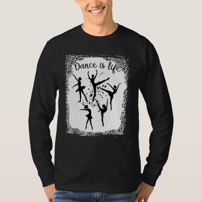 Tanz ist Ballerina Teen Tween T-Shirt (Vorderseite)