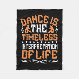 Tanz ist die zeitlose Interpretation Fleecedecke