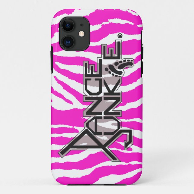 Tanz-JunkieZebra iPhone Fall Case-Mate iPhone Hülle (Rückseite)