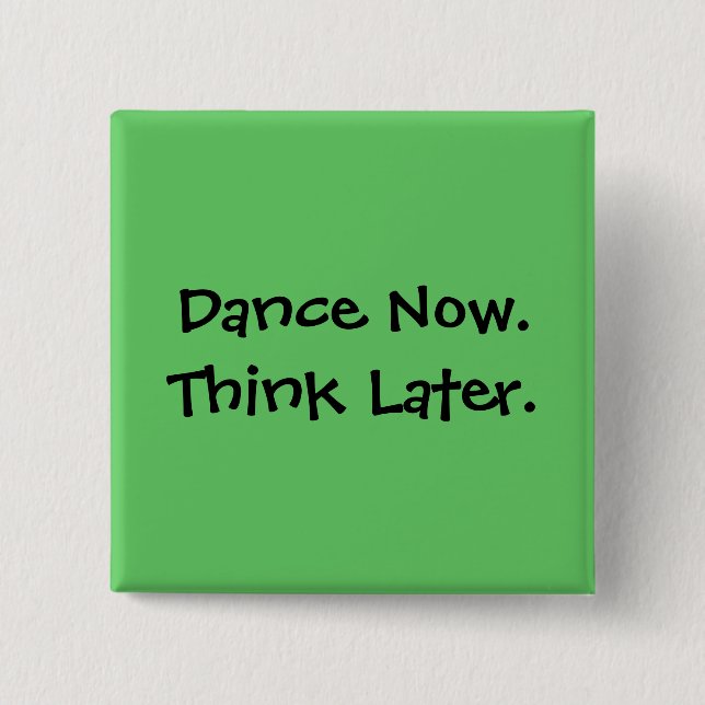 Tanz-Knopf Button (Vorderseite)