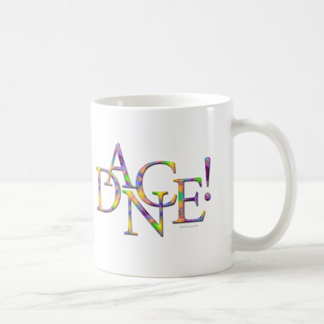 Tanz! (Krawatte-Färbung) Kaffeezubereitung Tasse (Rechts)