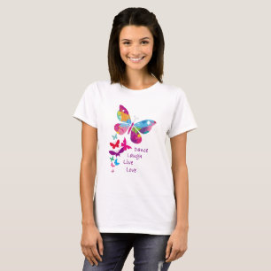 Tanz-Lachen-LiveLiebe - der T - Shirt der Frauen