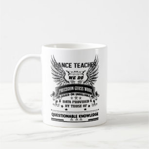 Tanz-Lehrer-Tasse, Tanz-Lehrer-Kaffee-Tasse Kaffeetasse