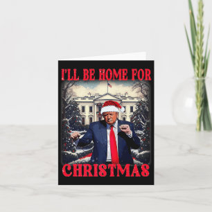 Tanz lustig humorvoll Trump Ich werde zu Weihnacht Karte