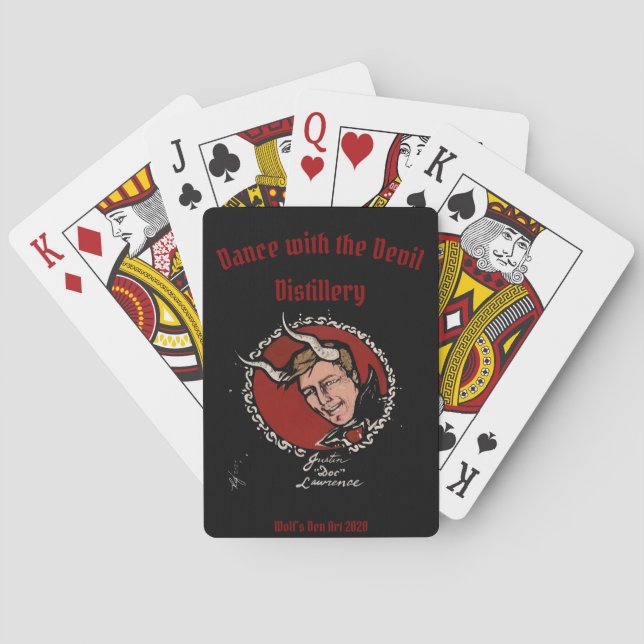 Tanz mit dem Teufel Spielkarten (Rückseite)
