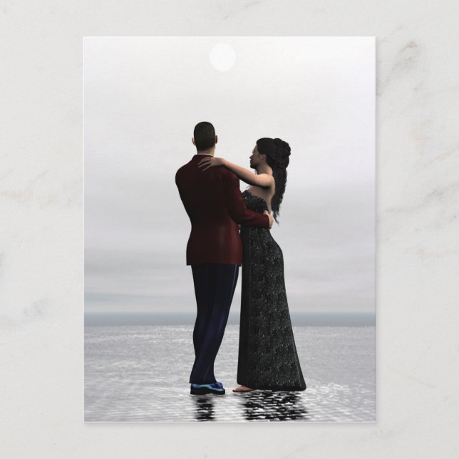 Tanz mit mir - Tanzen mit Postkarte (Vorderseite)