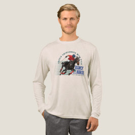 Tanz mit Pferd (Heller Modus) | Männer Langarm Tri-Blend Shirt