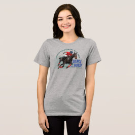 Tanz mit Pferd (Polo Sport) | Damen Tri-Blend Shirt