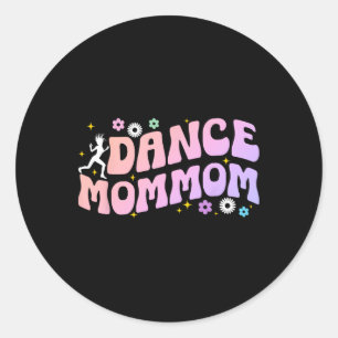 Tanz Mommom einer Tänzerin Mommom tanzen Mommom Gr Runder Aufkleber