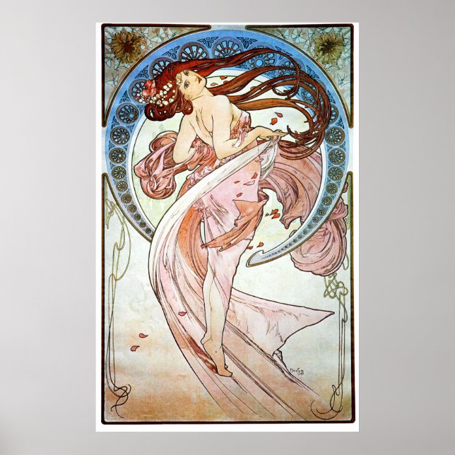 Tanz, Mucha Poster (Vorne)