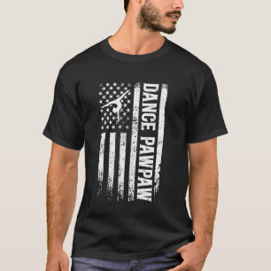 Tanz Papaya US-Flagge Tanzende Papaya eines Tänzer T-Shirt