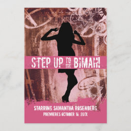 Tanz Party Bat Mitzvah Einladung