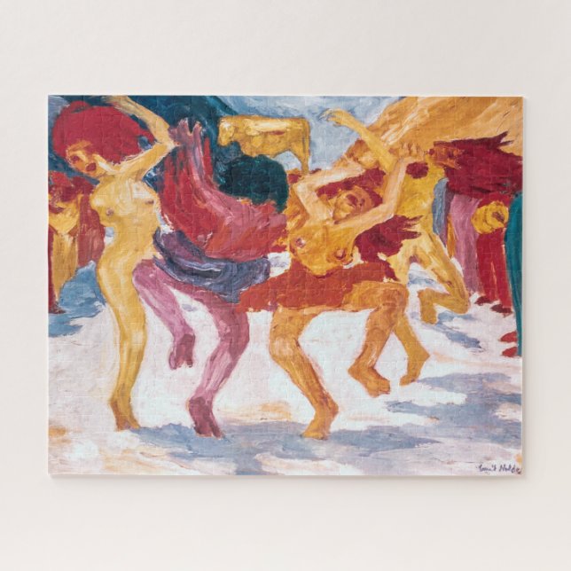 Tanz rund um das Goldene Kalb | Emil Nolde | (Horizontal)