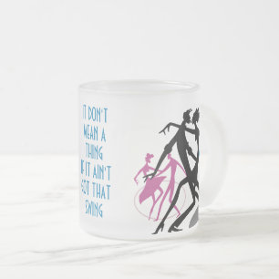 Tanz & Swing Mattglastasse