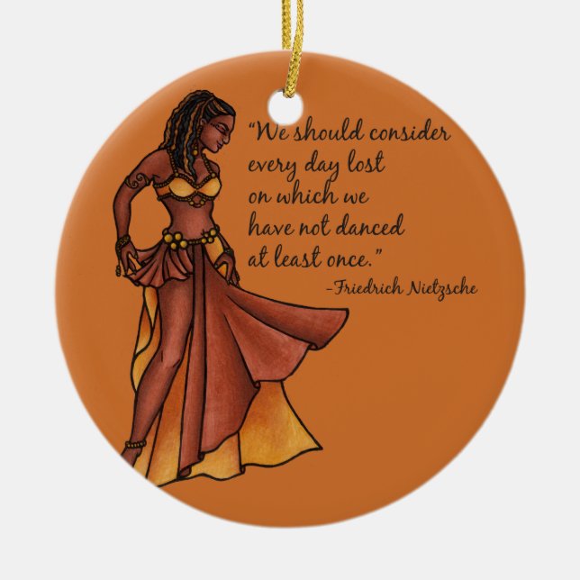 Tanz täglich keramikornament (Vorne)