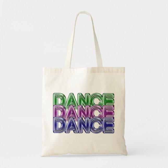 Tanz-Tanz-Tanz-kleine NeonTasche Tragetasche (Vorne)