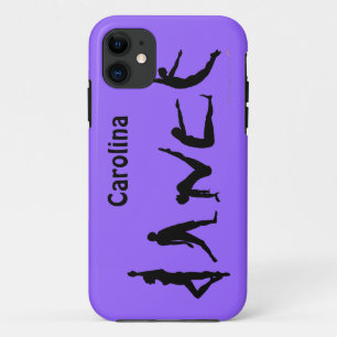 Tanz-Tanzen-Silhouette-kundenspezifisches Tänzer Case-Mate iPhone Hülle