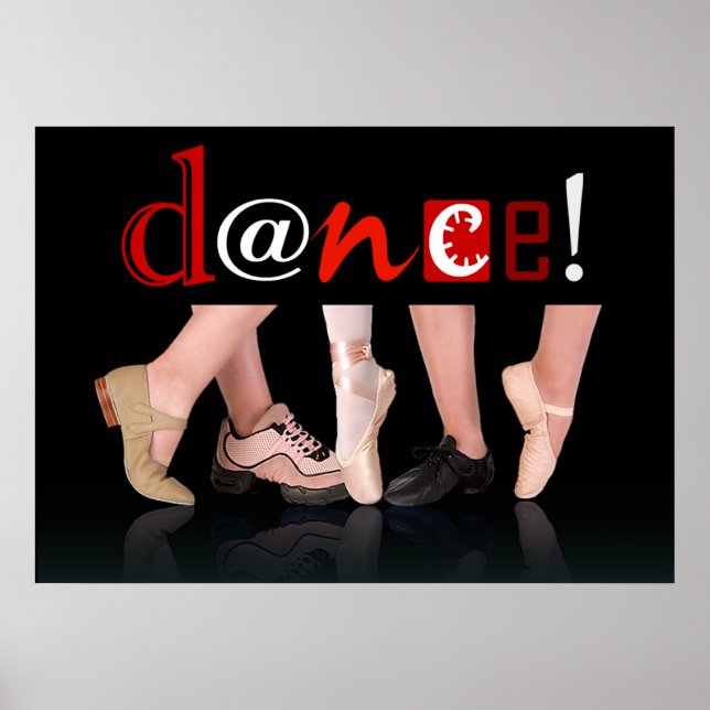 Tanz! - Tanzschuhe Poster (Vorne)