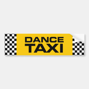 Tanz-Taxi Autoaufkleber