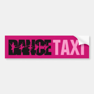 TANZ-TAXI AUTOAUFKLEBER