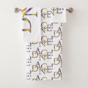 Tanz! (Tie-Dye) Badhandtuch Set