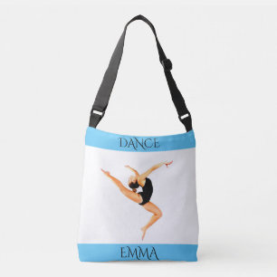 Tanz tote, personalized name. tragetaschen mit langen trägern