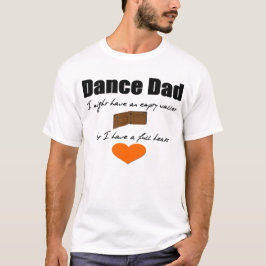 Tanz-Vati-leere Geldbörse, volles Herz T-Shirt