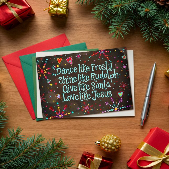 Tanz wie Frost, Liebe wie Jesus Karte (Von Creator hochgeladen)